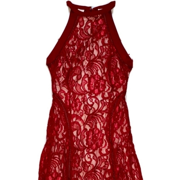 NWT XXS GUESS ALINA LACE DRESS - Picture 6 of 8